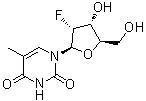 2'-Fluorothymidine molecular structure (CAS 122799-38-6)