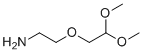 2-(2-Aminoethoxy)-1,1-dimethoxyethane molecular structure (CAS 1228258-40-9)