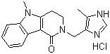 Alosetron hydrochloride molecular structure (CAS 122852-69-1)