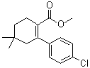 Methyl 2-(4-chlorophenyl)-4,4-dimethylcyclohex-1-ene-1-carboxylate molecular structure (CAS 1228780-49-1)