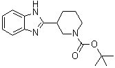 3-(Benzimidazol-2-yl)piperidine-1-carboxylic acid tert-butyl ester molecular structure (CAS 1229000-10-5)