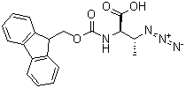 (2R,3R)-3-Azido-2-[[(9H-fluoren-9-ylmethoxy)carbonyl]amino]butanoic acid molecular structure (CAS 1229394-75-5)