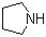 structure of CAS# 123-75-1, Tetrahydro pyrrole;Pyrrolidine