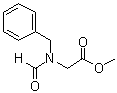 N-甲酰基-N-苄基甘氨酸甲酯分子结构 (CAS 123017-47-0)