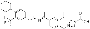 结构式 CAS# 1230487-00-9, 西泮莫德