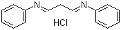 Malonaldehyde bis(phenylimine) monohydrochloride molecular structure (CAS 123071-42-1)