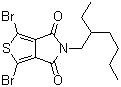 1,3-Dibromo-5-(2-ethylhexyl)-4H-thieno[3,4-c]pyrrole-4,6(5H)-dione molecular structure (CAS 1231160-83-0)