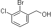 2-溴-3-氯苯甲醇分子结构 (CAS 1232407-29-2)