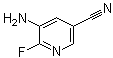 5-氨基-6-氟-3-吡啶甲腈分子结构 (CAS 1232432-79-9)