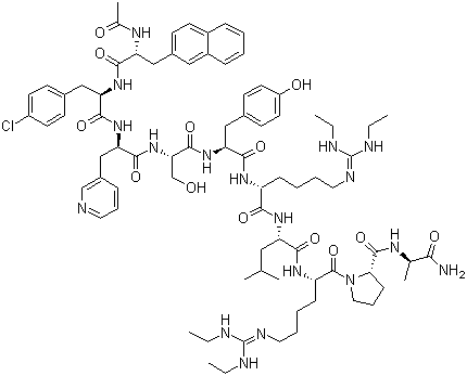 加尼瑞克分子结构 (CAS 123246-29-7)