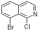 8-Bromo-1-chloroisoquinoline molecular structure (CAS 1233025-78-9)