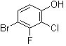 4-Bromo-2-chloro-3-fluorophenol molecular structure (CAS 1233026-52-2)