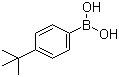 4-叔丁基苯硼酸分子结构 (CAS 123324-71-0)