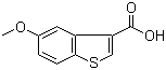 结构式 CAS# 123392-43-8, 5-甲氧基苯并[b]噻吩-3-甲酸