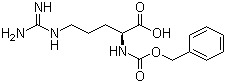 N-苄氧羰基-L-精氨酸分子结构 (CAS 1234-35-1)