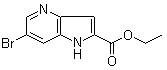 6-Bromo-1H-pyrrolo[3,2-b]pyridine-2-carboxylic acid ethyl ester molecular structure (CAS 1234616-09-1)