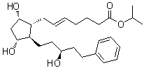 trans-(15S)-Latanoprost molecular structure (CAS 1235141-39-5)