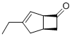 结构式 CAS# 1235479-61-4, (1R,5S)-3-乙基双环[3.2.0]庚-3-烯-6-酮