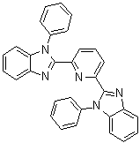 2,2'-(2,6-Pyridinediyl)bis[1-phenyl-1H-benzimidazole] molecular structure (CAS 1236181-38-6)