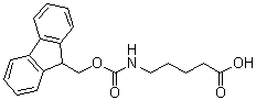 结构式 CAS# 123622-48-0, 5-[[芴甲氧羰基]氨基]戊酸