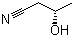 (S)-3-羟基丁腈分子结构 (CAS 123689-95-2)