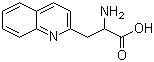3-(2-喹啉基)-DL-丙氨酸分子结构 (CAS 123761-12-6)