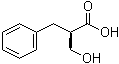 结构式 CAS# 123802-80-2, (R)-2-羟甲基-3-苯基丙酸