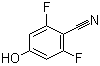 2,6-二氟-4-羟基苯腈分子结构 (CAS 123843-57-2)