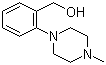 2-(4-甲基-1-哌嗪)苄醇分子结构 (CAS 123987-12-2)
