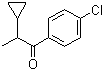 1-(4-Chlorophenyl)-2-cyclopropylpropan-1-one molecular structure (CAS 123989-29-7)