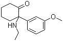 2-(乙氨基)-2-(3-甲氧基苯基)环己酮分子结构 (CAS 1239943-76-0)