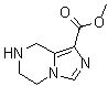 5,6,7,8-Tetrahydro-imidazo[1,5-a]pyrazine-1-carboxylic acid methyl ester molecular structure (CAS 1239953-14-0)