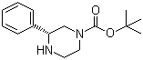 (R)-3-Phenylpiperazine-1-carboxylic acid tert-butyl ester molecular structure (CAS 1240584-34-2)