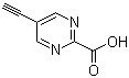 5-Ethynyl-2-pyrimidinecarboxylic acid molecular structure (CAS 1240606-56-7)