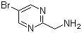 结构式 CAS# 1240783-02-1, 5-溴-2-嘧啶甲胺