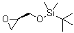结构式 CAS# 124150-87-4, (R)-叔丁基二甲基(环氧乙烷基甲氧基)硅烷