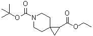 6-Azaspiro[2.5]octane-1,6-dicarboxylic acid 6-(1,1-dimethylethyl) 1-ethyl ester molecular structure (CAS 1242268-17-2)