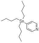 4-(三正丁基锡烷基)吡啶分子结构 (CAS 124252-41-1)