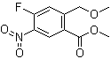 4-Fluoro-2-(methoxymethyl)-5-nitro-benzoic acid methyl ester molecular structure (CAS 1243164-13-7)