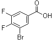3-Bromo-4,5-difluorobenzoic acid molecular structure (CAS 1244642-73-6)
