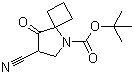7-氰基-8-氧代-5-氮杂螺[3.4]辛烷-5-羧酸叔丁酯分子结构 (CAS 1245645-96-8)