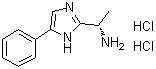 (alphaS)-alpha-Methyl-5-phenyl-1H-imidazole-2-methanamine hydrochloride (1:2) molecular structure (CAS 1245649-51-7)