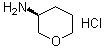 (3S)-四氢-2H-吡喃-3-胺盐酸盐分子结构 (CAS 1245724-46-2)