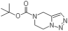 6,7-Dihydro-[1,2,3]triazolo[1,5-a]pyrazine-5(4H)-carboxylic acid tert-butyl ester molecular structure (CAS 1245782-69-7)