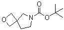 2-氧杂-6-氮杂螺[3.4]辛烷-6-羧酸叔丁酯分子结构 (CAS 1245816-31-2)