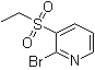 2-溴-3-(乙基磺酰基)吡啶分子结构 (CAS 124589-98-6)