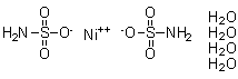 Nickel sulfamate tetrahydrate molecular structure (CAS 124594-15-6)