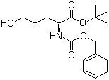 tert-Butyl (S)-2-(benzyloxycarbonylamino)-5-hydroxypentanoate molecular structure (CAS 124620-51-5)