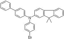N-[1,1'-联苯]-4-基-N-(4-溴苯基)-9,9-二甲基-9H-芴-2-胺分子结构 (CAS 1246562-40-2)