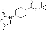 4-(5-甲基-2-氧代-3-恶唑烷基)-1-哌啶羧酸叔丁酯分子结构 (CAS 1246646-21-8)